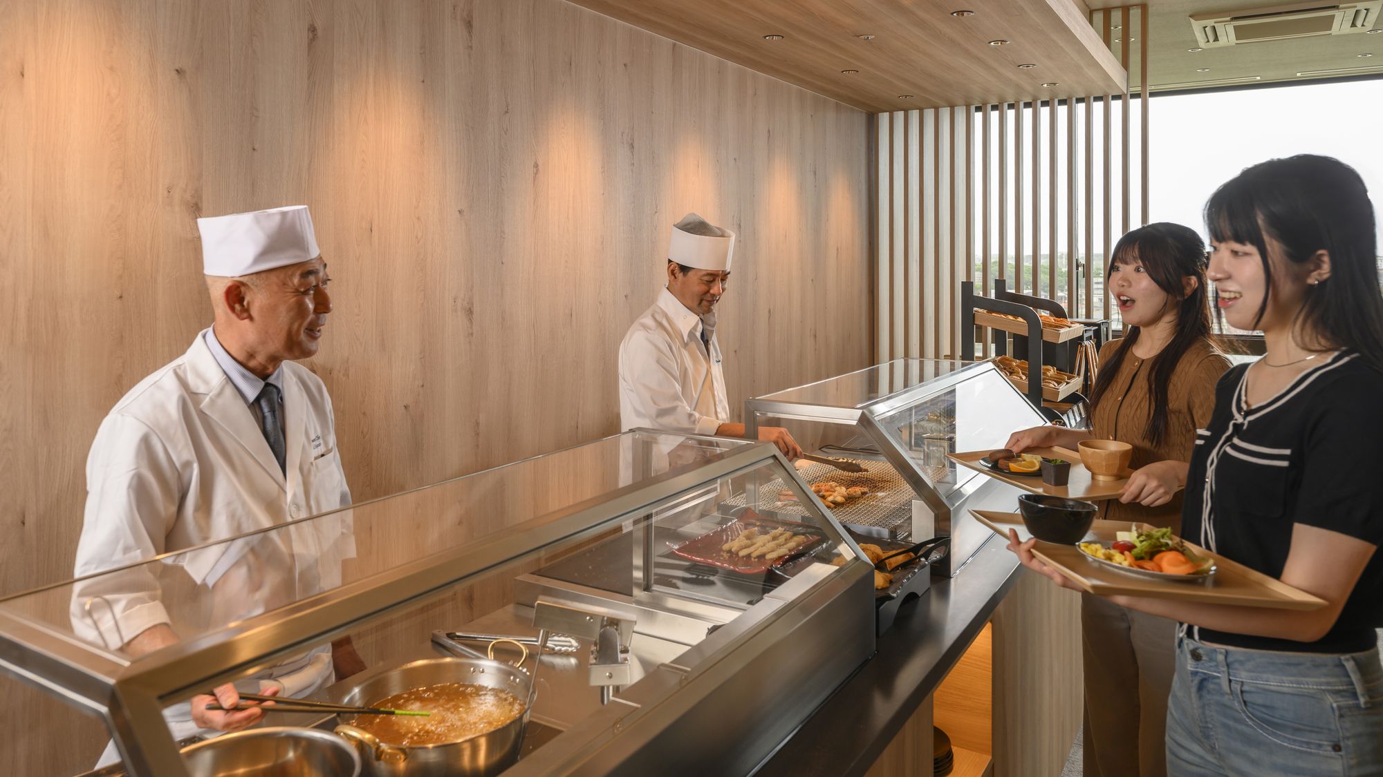 朝食ビュッフェ