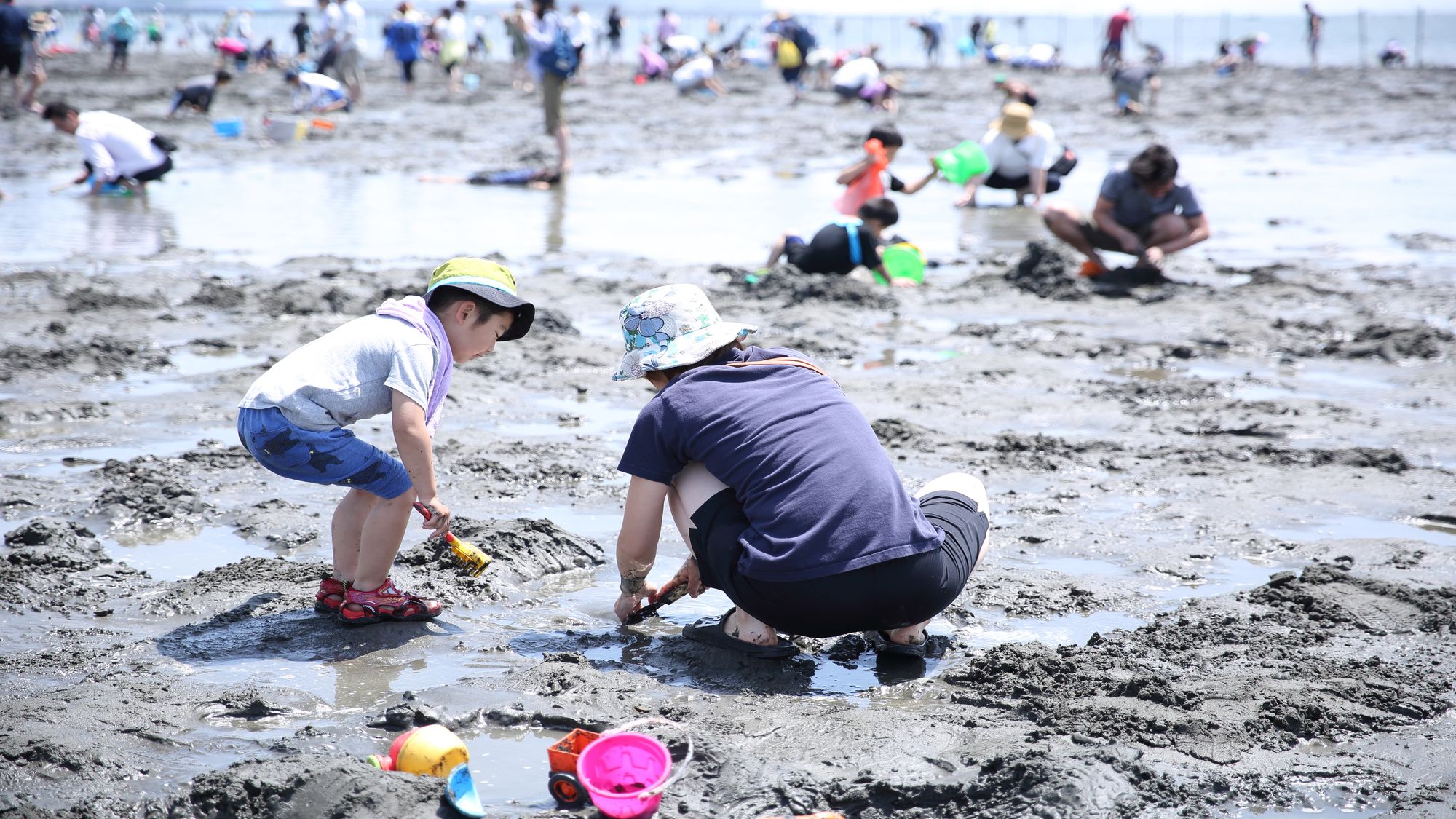大洗サンビーチ海水浴場（潮干狩り）