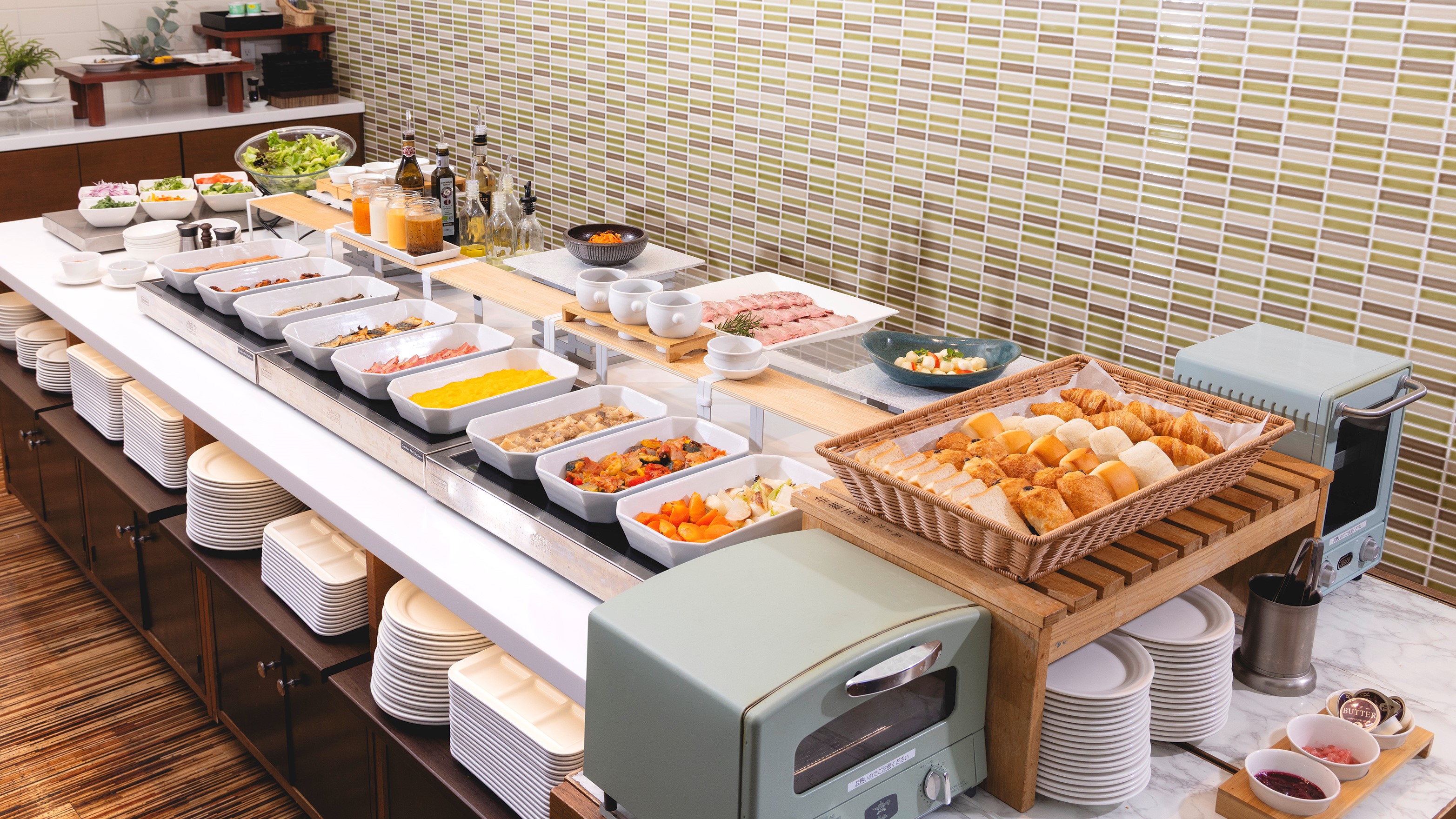 朝食ビュッフェ