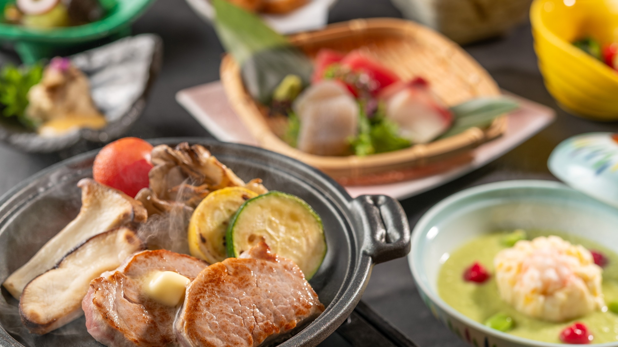 夏限定！手持ち花火プレゼント♪【季節の会席】地元食材を活かした郷土料理をお楽しみいただける会席プラン