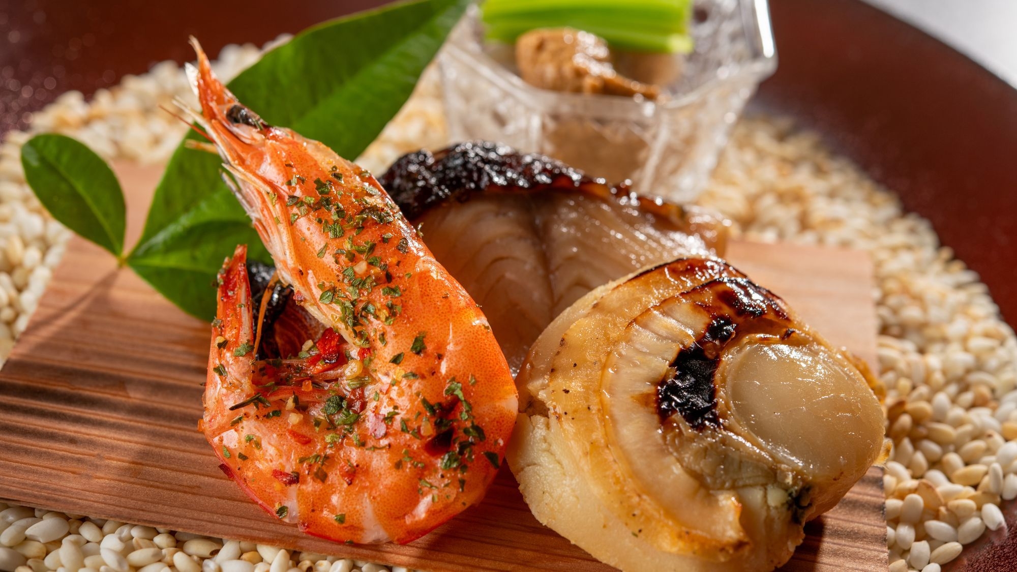 【かに食べ放題／土地の恵み会席】A5ランクとちぎ和牛など旬の食材を彩り豊かに仕上げた会席