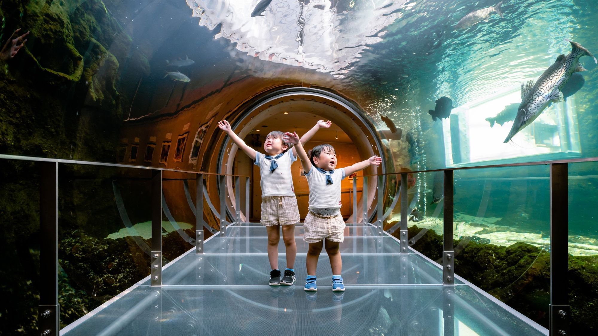 ＜家族旅行におすすめ！＞なかがわ水遊園★入館チケット付プラン♪【土地の恵み会席】