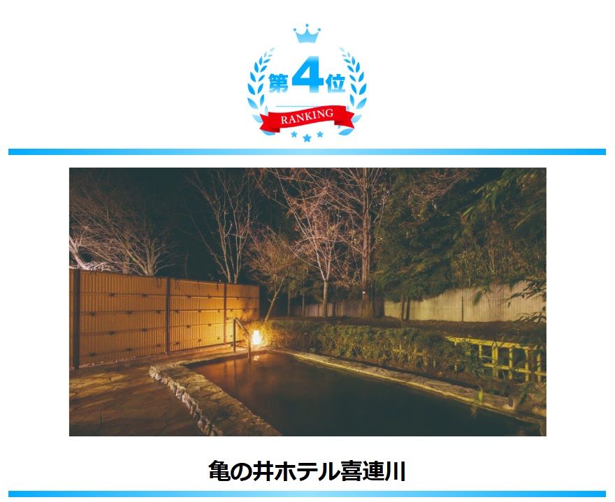温泉宿・ホテル総選挙