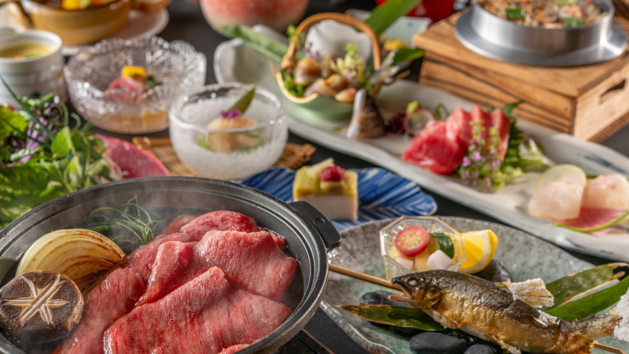 【土地の恵み会席】夏(2025年6月～8月)  