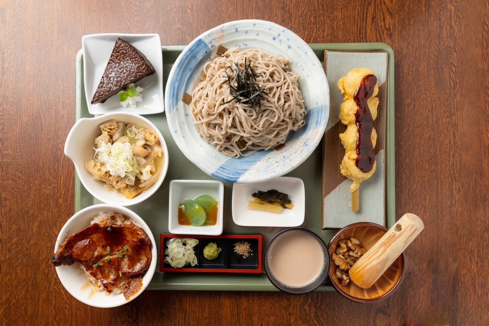 ◆一泊二食付◆星音の湯レストランで夕食♪秩父名物くるみ汁ざるそば・味噌豚丼を楽しむ御膳プラン