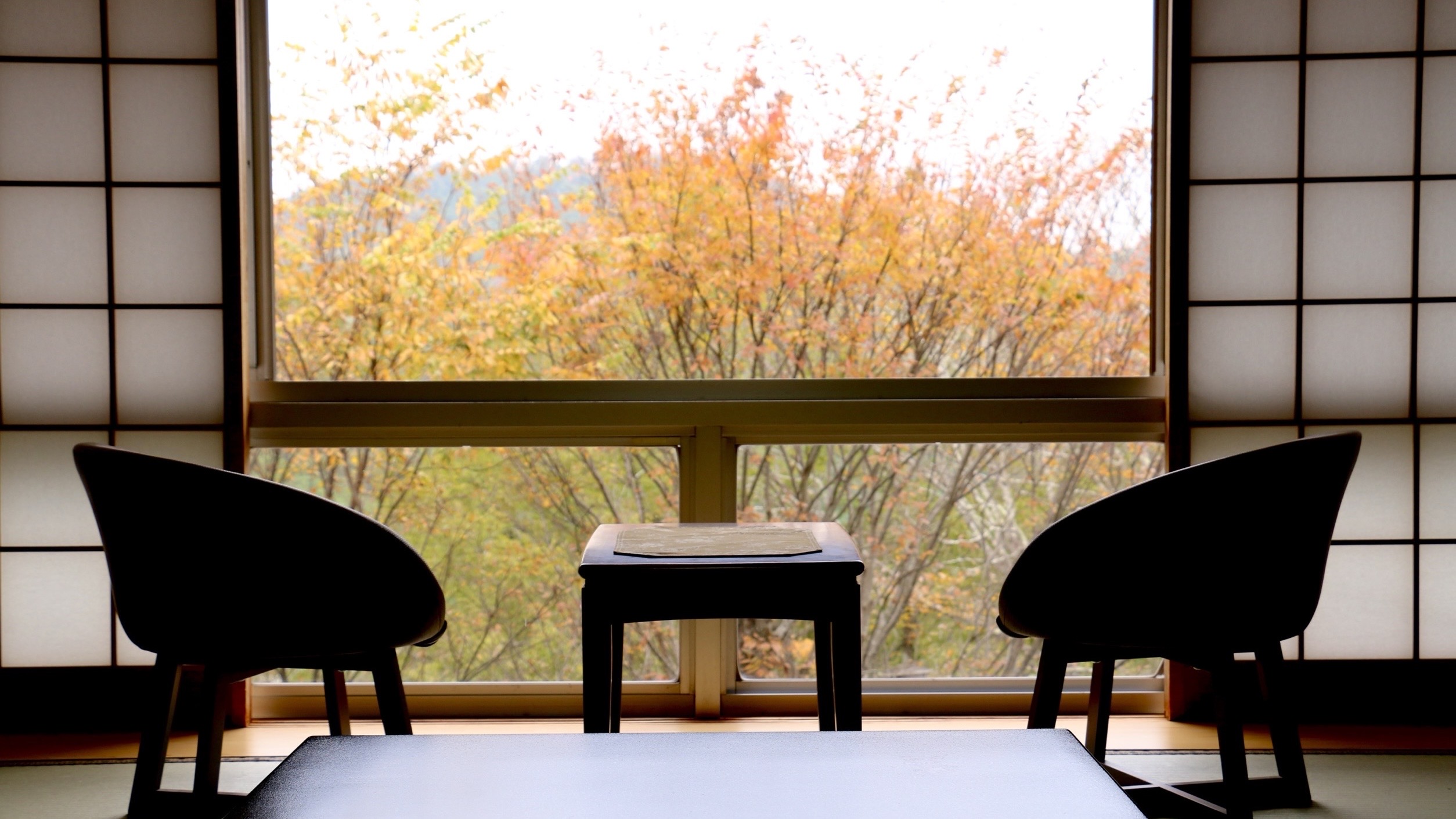 【客室からの景色】お部屋から吉野山の四季折々を堪能・・・