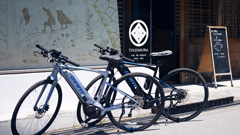 【吉野山 名店コラボプラン】TSUJIMURA CAFE&kiton さんのレンタルE-bike