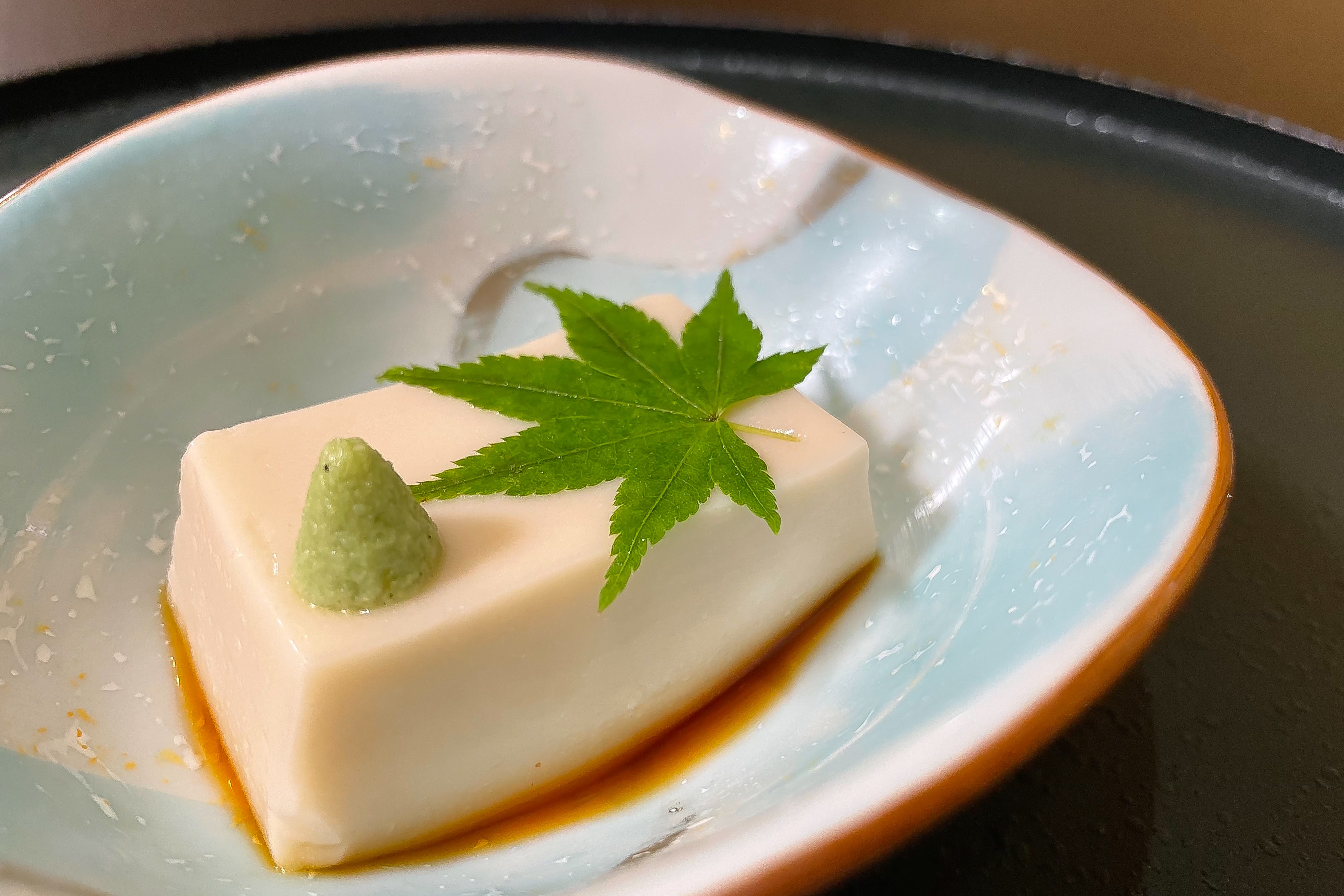 夕食一例（精進料理）