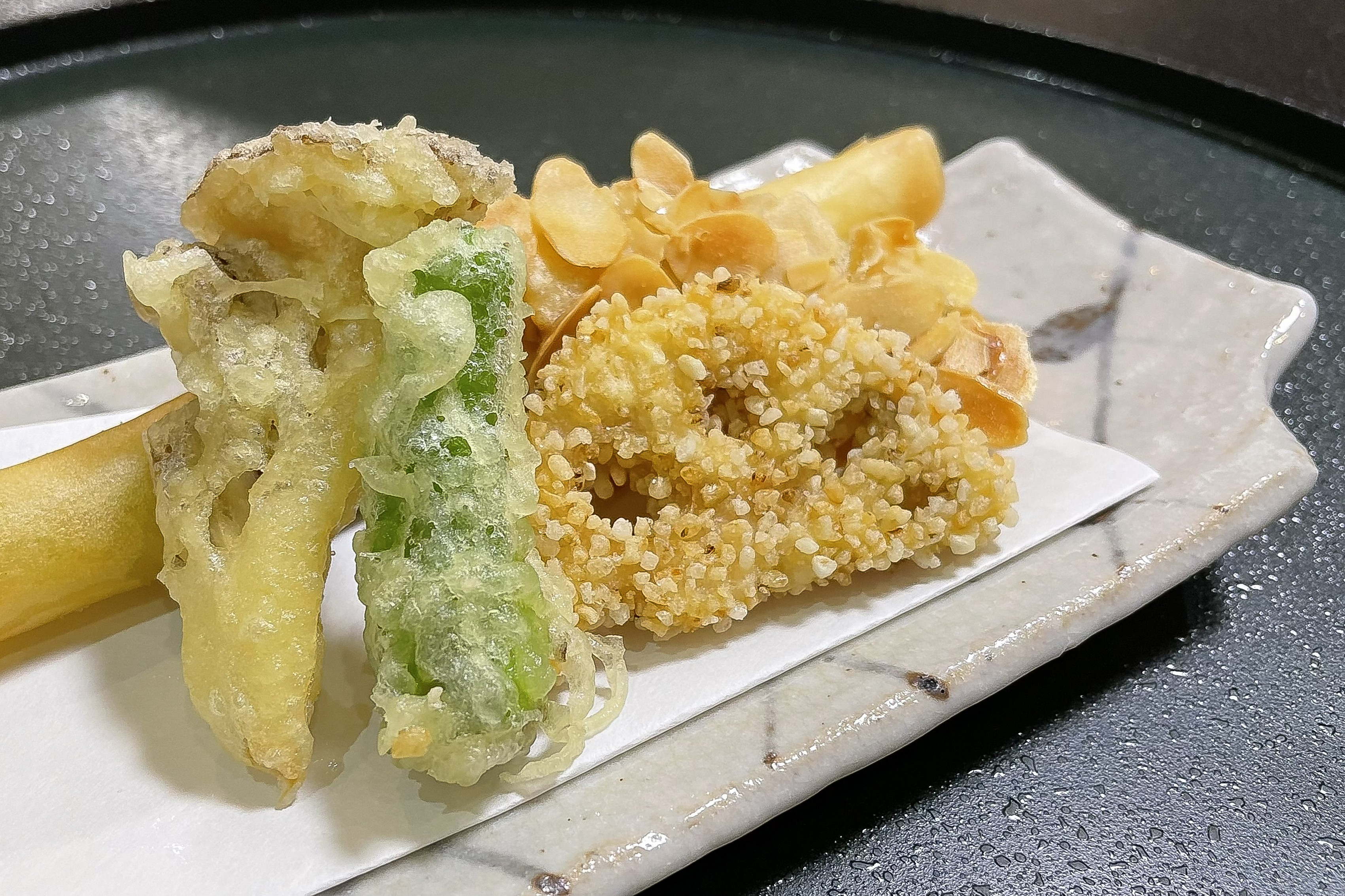 夕食一例（精進料理）