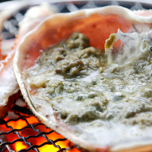 Grilled Matsuba crab shell