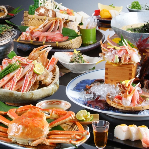 【冬】新鮮な地魚、タグ付きかにも味わえる【地蟹付き懐石プラン】