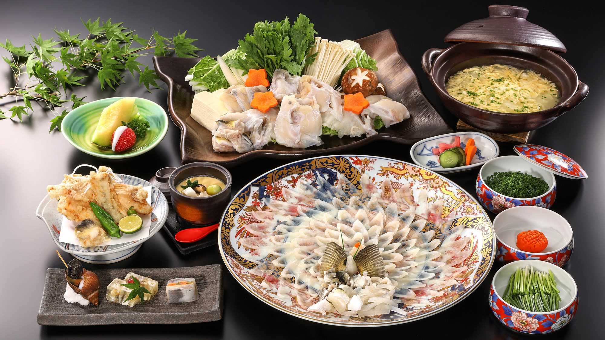 冬の贅を五感で味わい尽くす、至福の旅へ♪♪【ふく】フルコースプラン〈竹〉