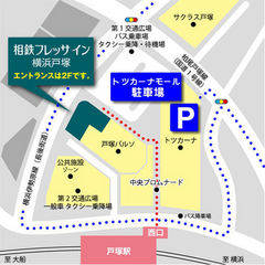 トツカーナ駐車場 map