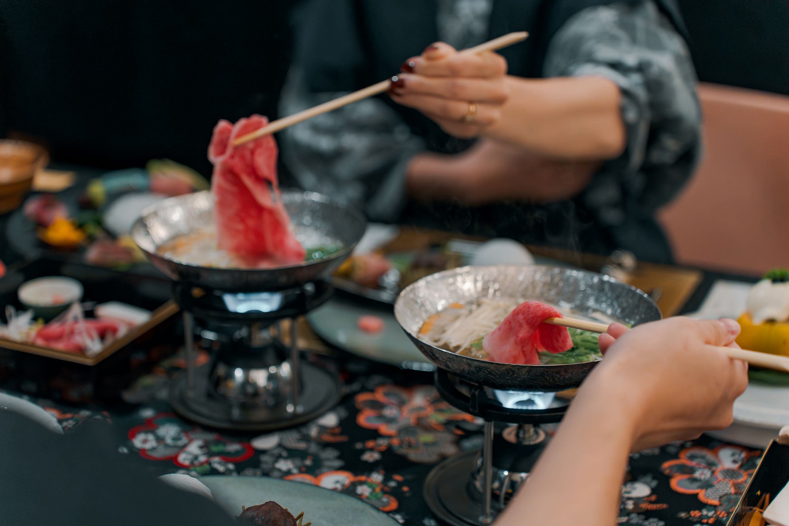 夕食しゃぶしゃぶ