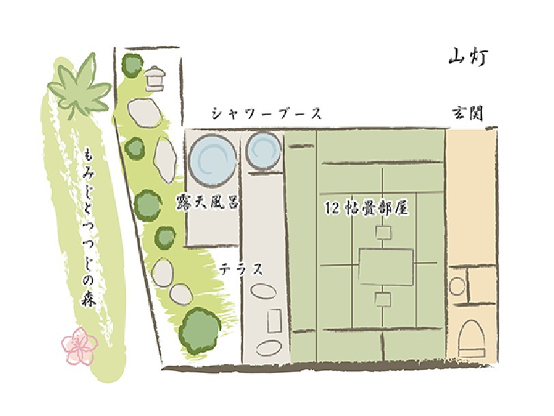 山灯間取り図