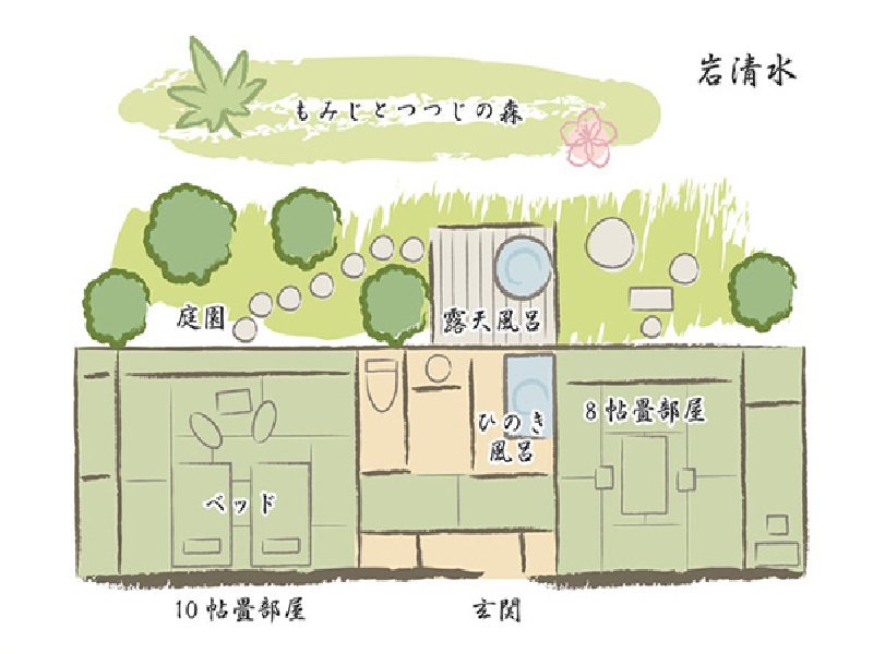 岩清水間取り図