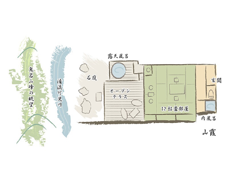 山霞間取り図