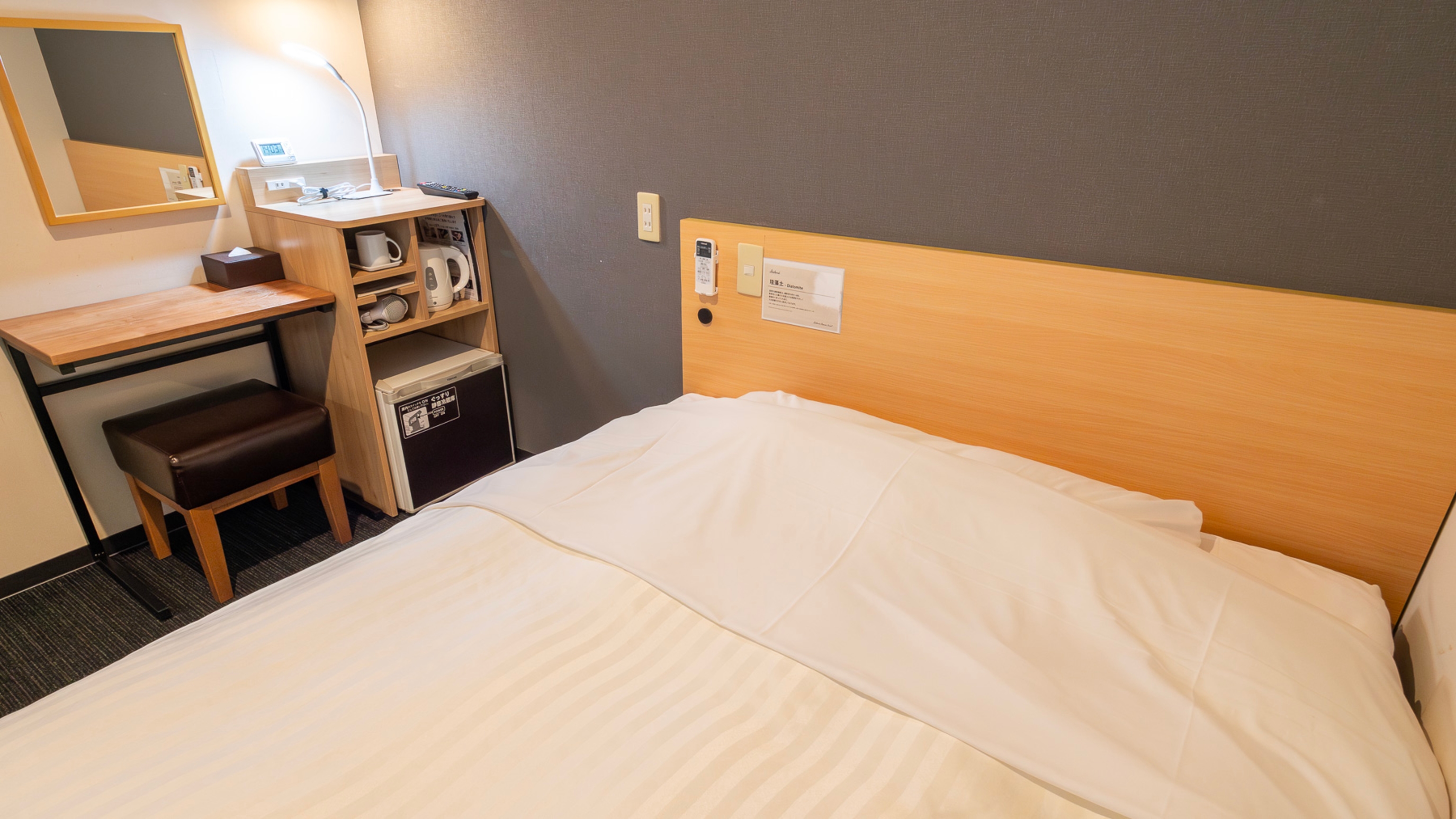 疲れもこのベッドが癒してくれます