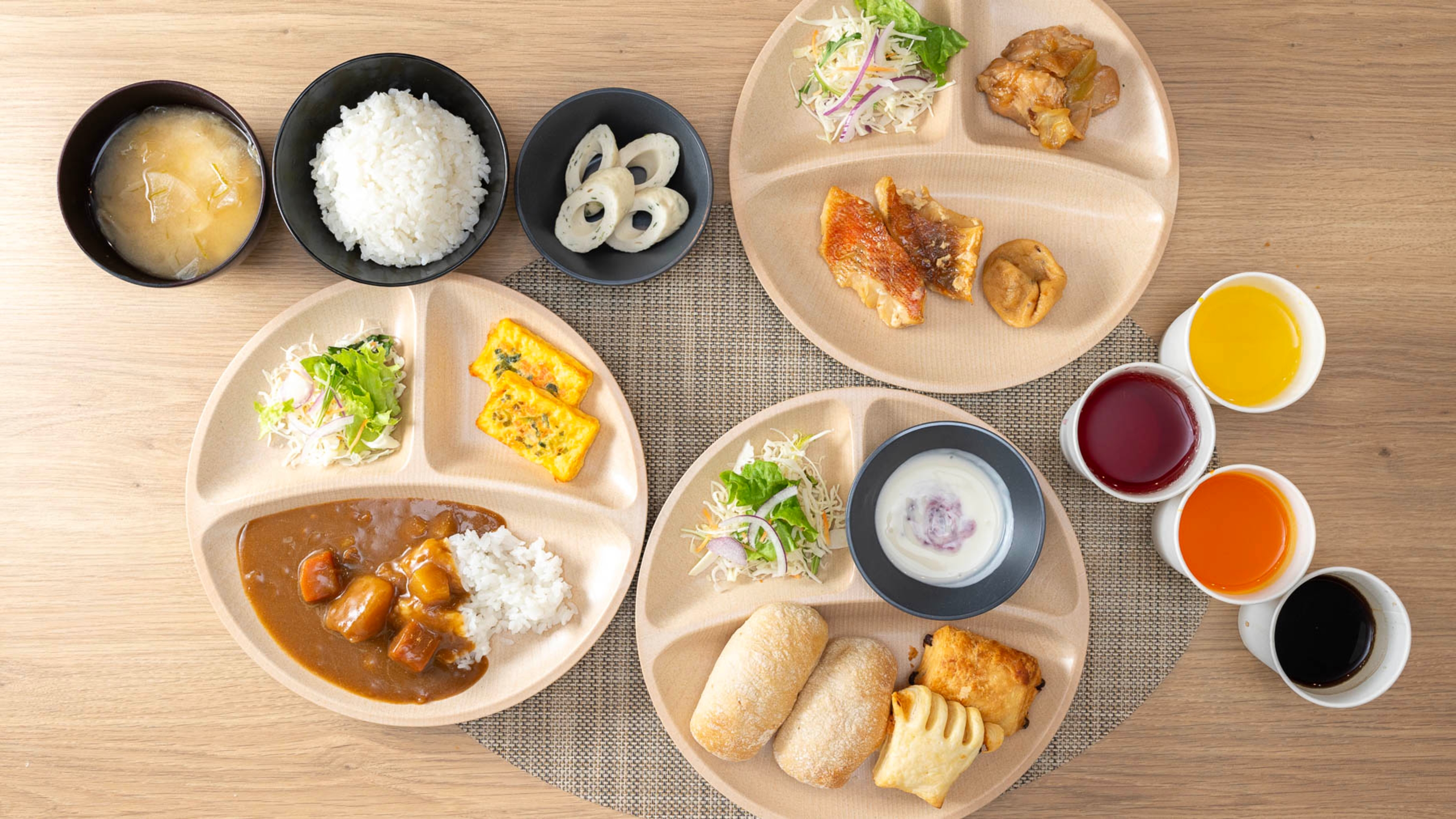 和食派も洋食派もどちらもご堪能いただけます