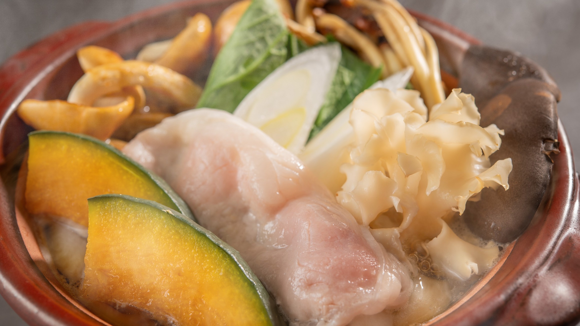 【季節の会席】埼玉のブランド豚「武州さし豚」のしゃぶしゃぶをメインに彩玉の秋味わう