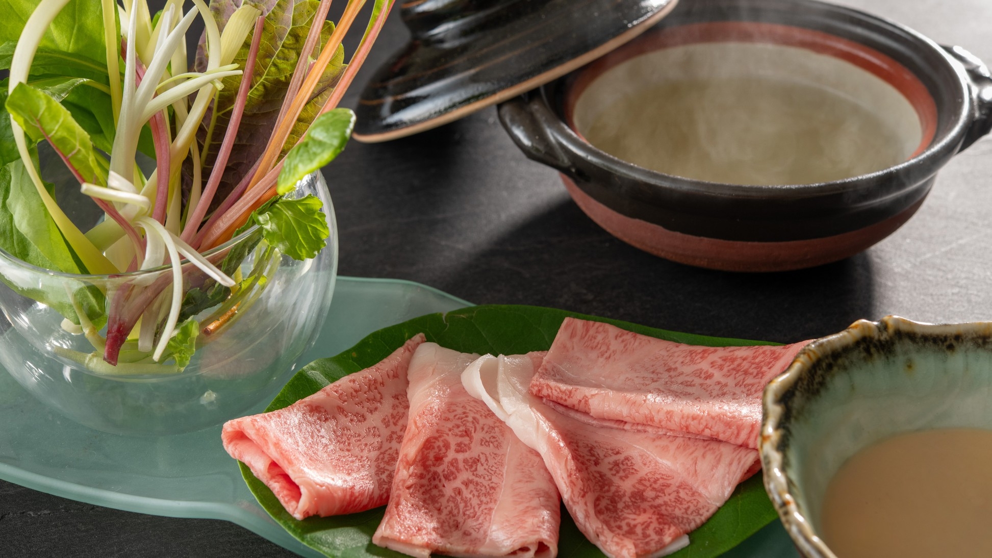 【特別会席】希少な深谷牛のしゃぶしゃぶと地元食材を堪能、彩玉の夏を満喫する会席