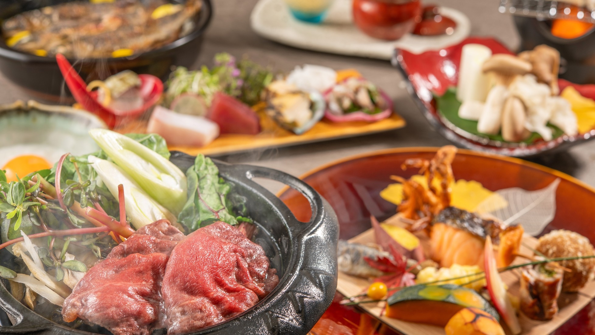 【極み会席】1日10名様限定！武州和牛塩すき焼きと岩魚土鍋御飯を愉しむ