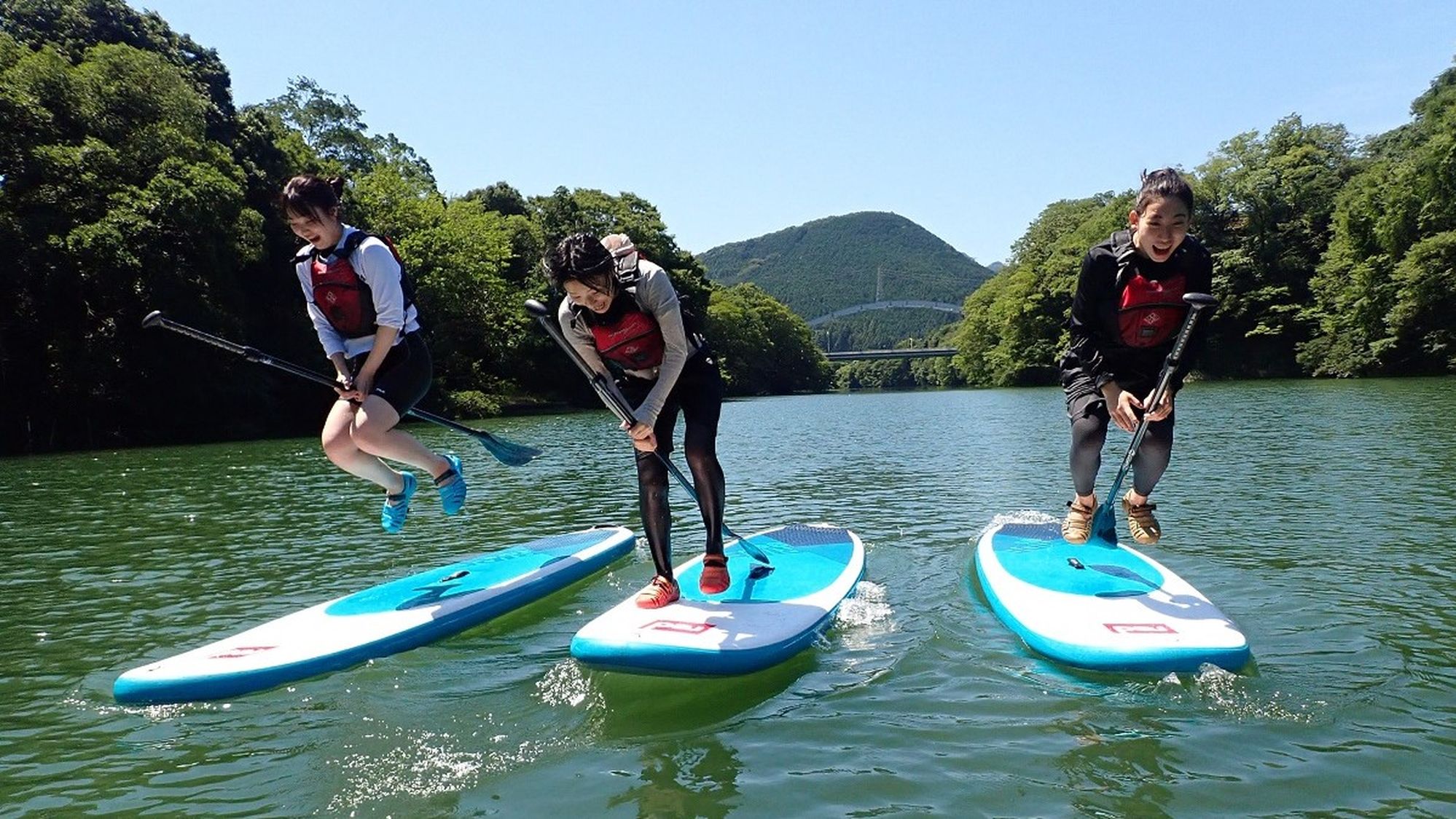 レイクSUP体験