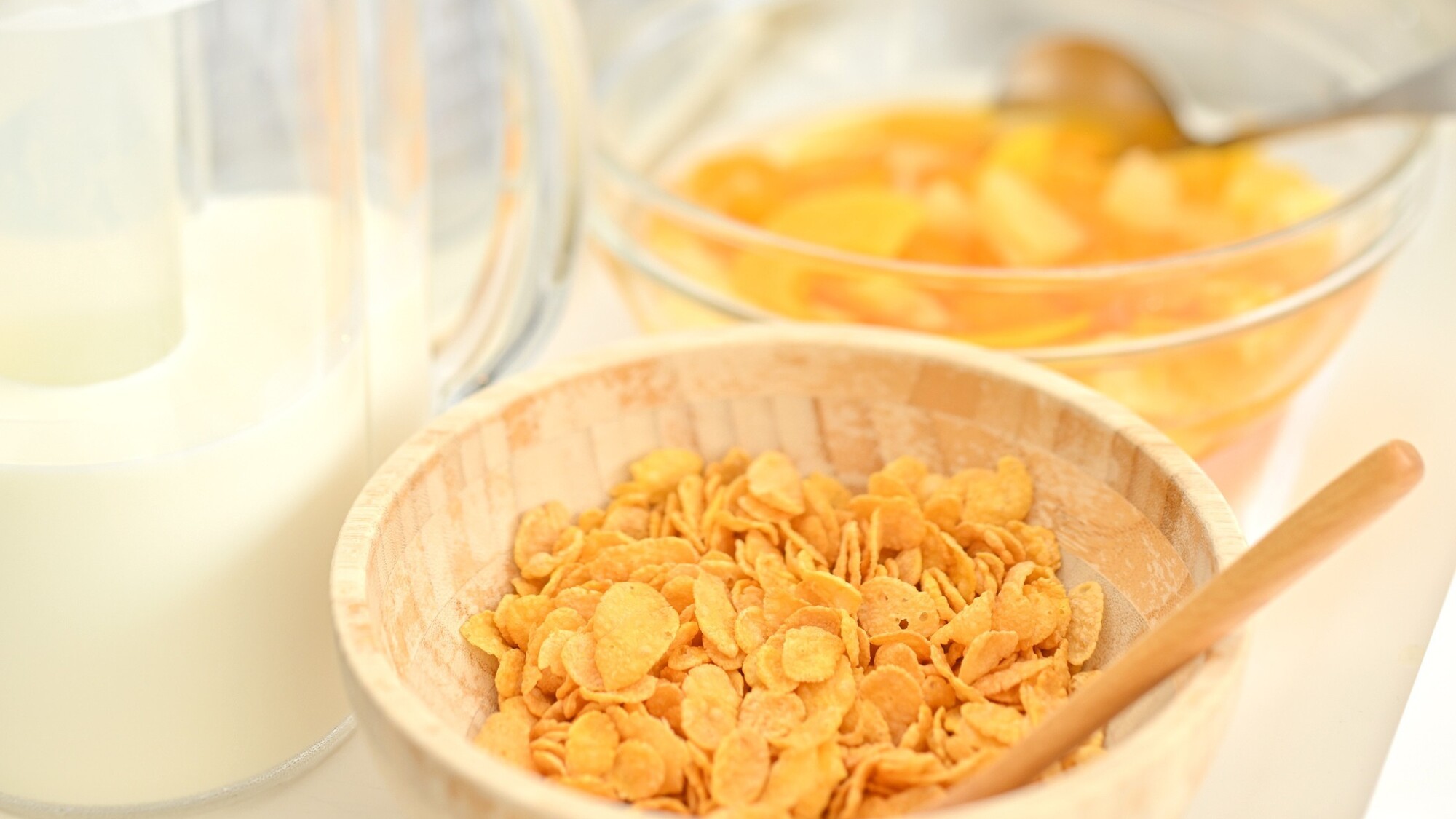 朝食メニュー　コーンフレーク