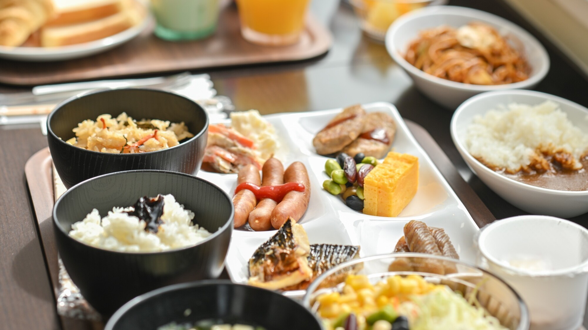 朝食盛り付けイメージ