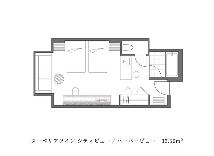 オリエンタル ツイン ハーバーサイド（間取り図）