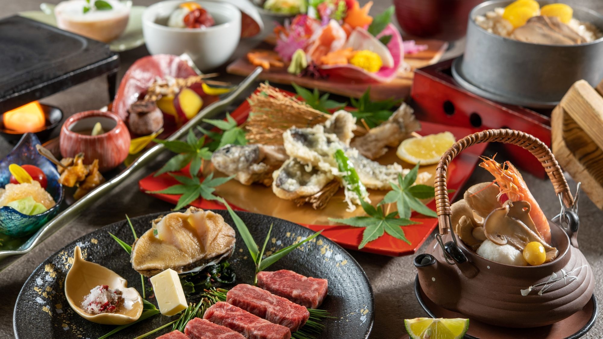 【マグロ5種食べ放題！／デラックス】厳選食材を楽しむ贅沢会席！