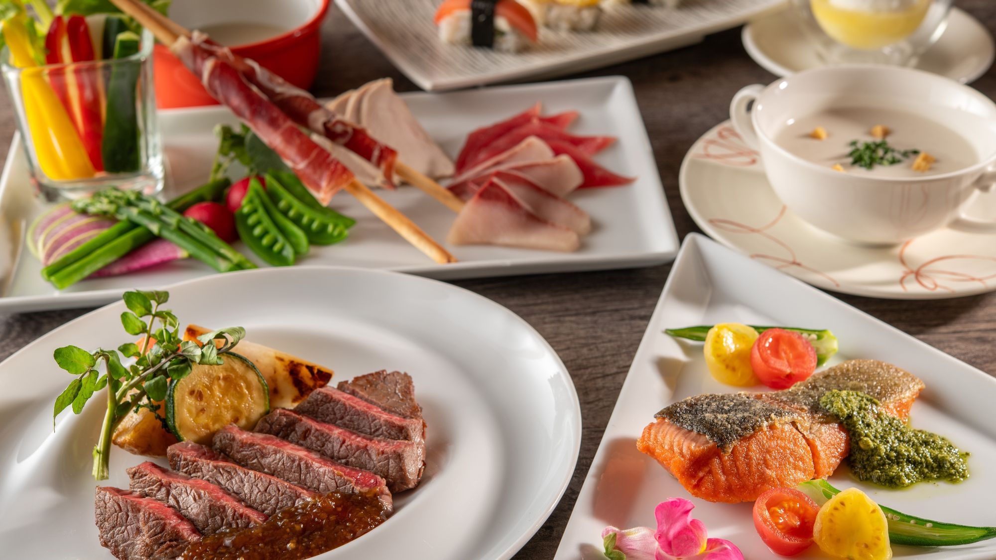 【土地の恵み会席】那須高原牛と季節の食材の人気会席