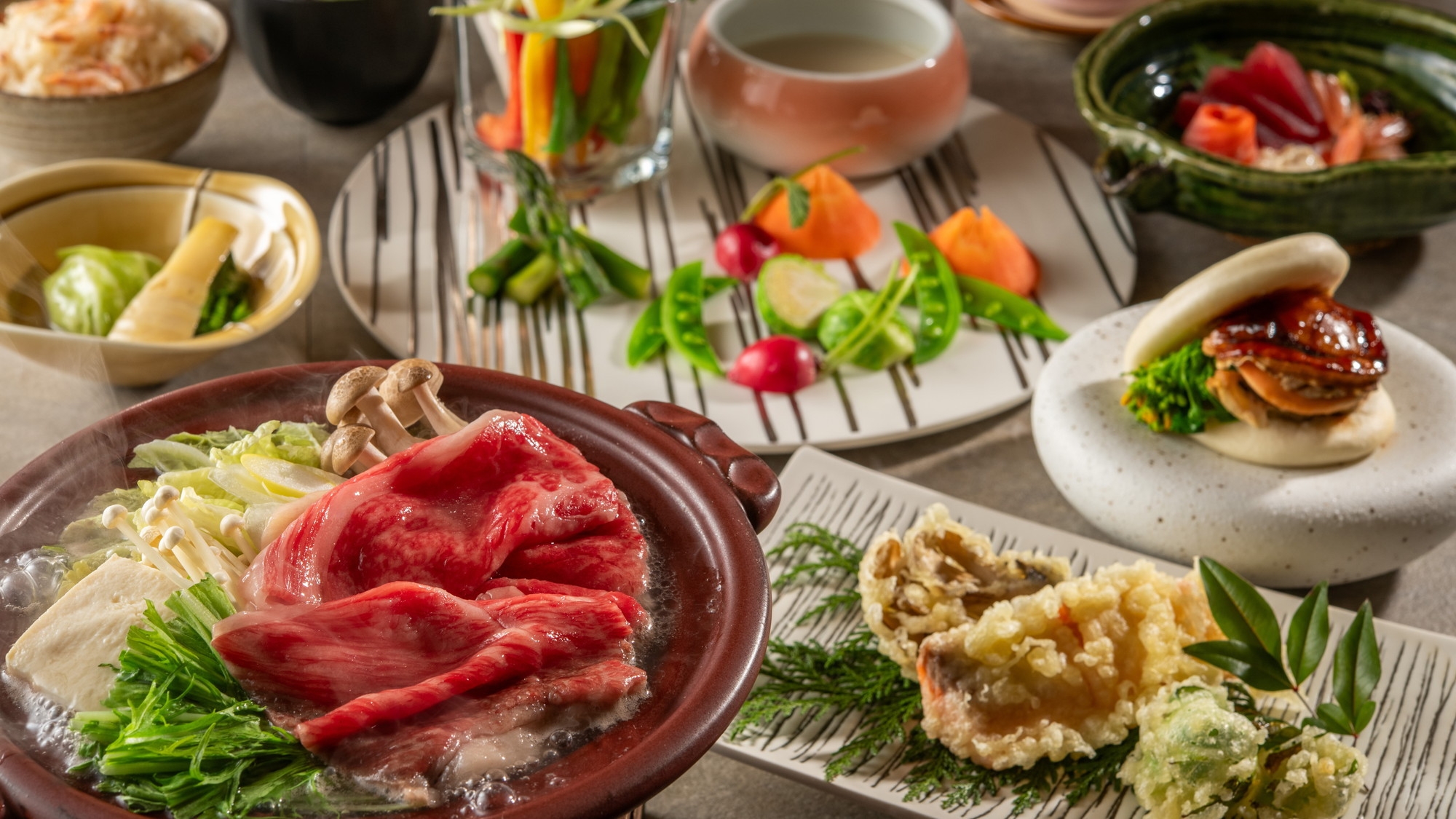 【土地の恵み会席】那須高原牛と季節の食材の人気会席