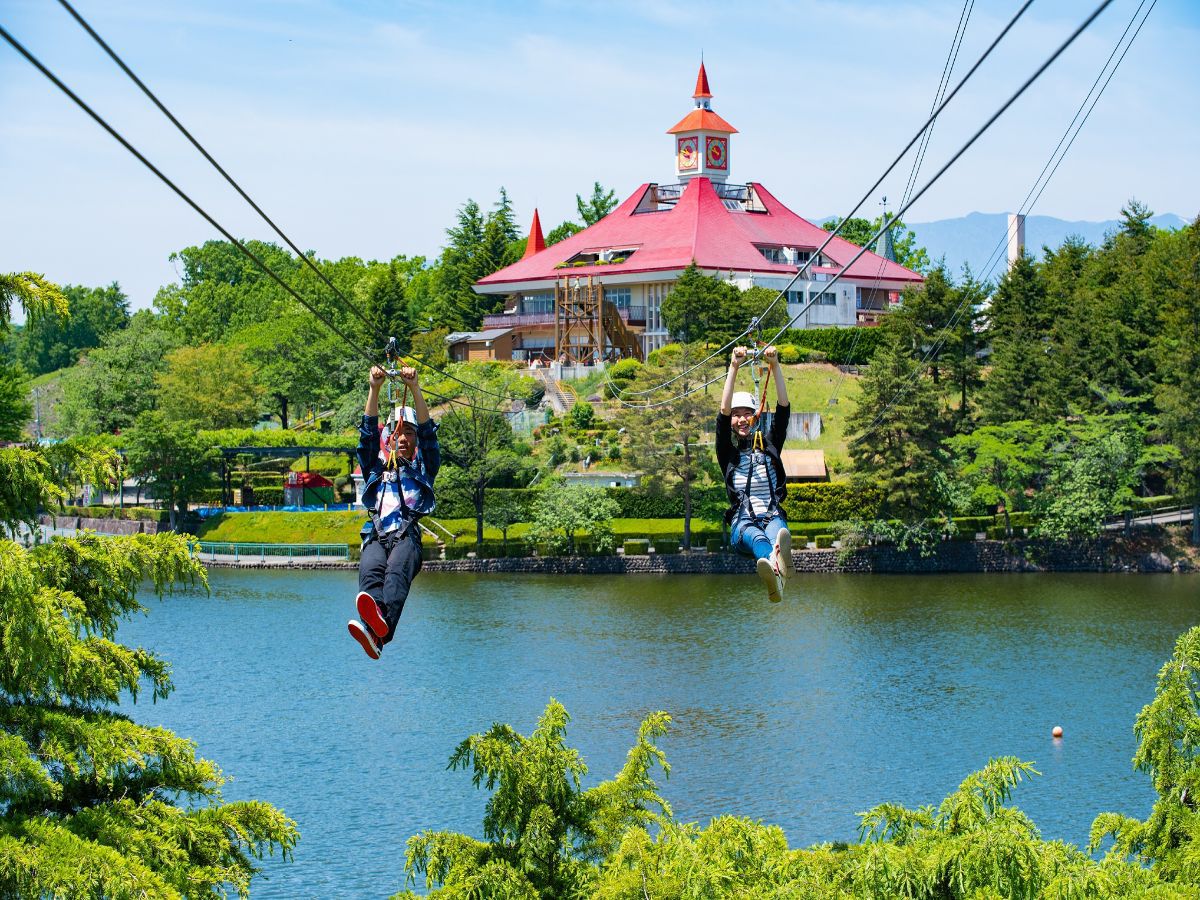 【テーマパークで遊ぼう！】那須高原りんどう湖ファミリー牧場チケット付【土地の恵みプラン／1泊2食付】