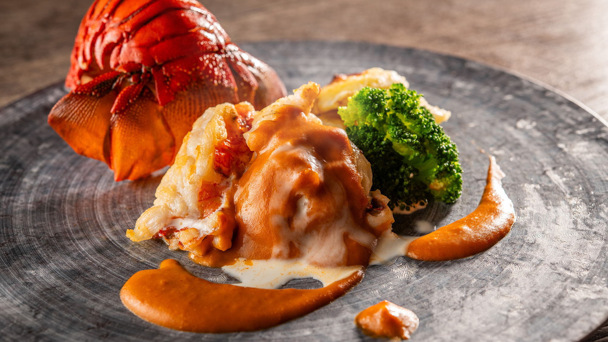 【特別会席】春（2026年3月～5月）魚介料理 ロブスターテールのソテー　アメリケーヌソース