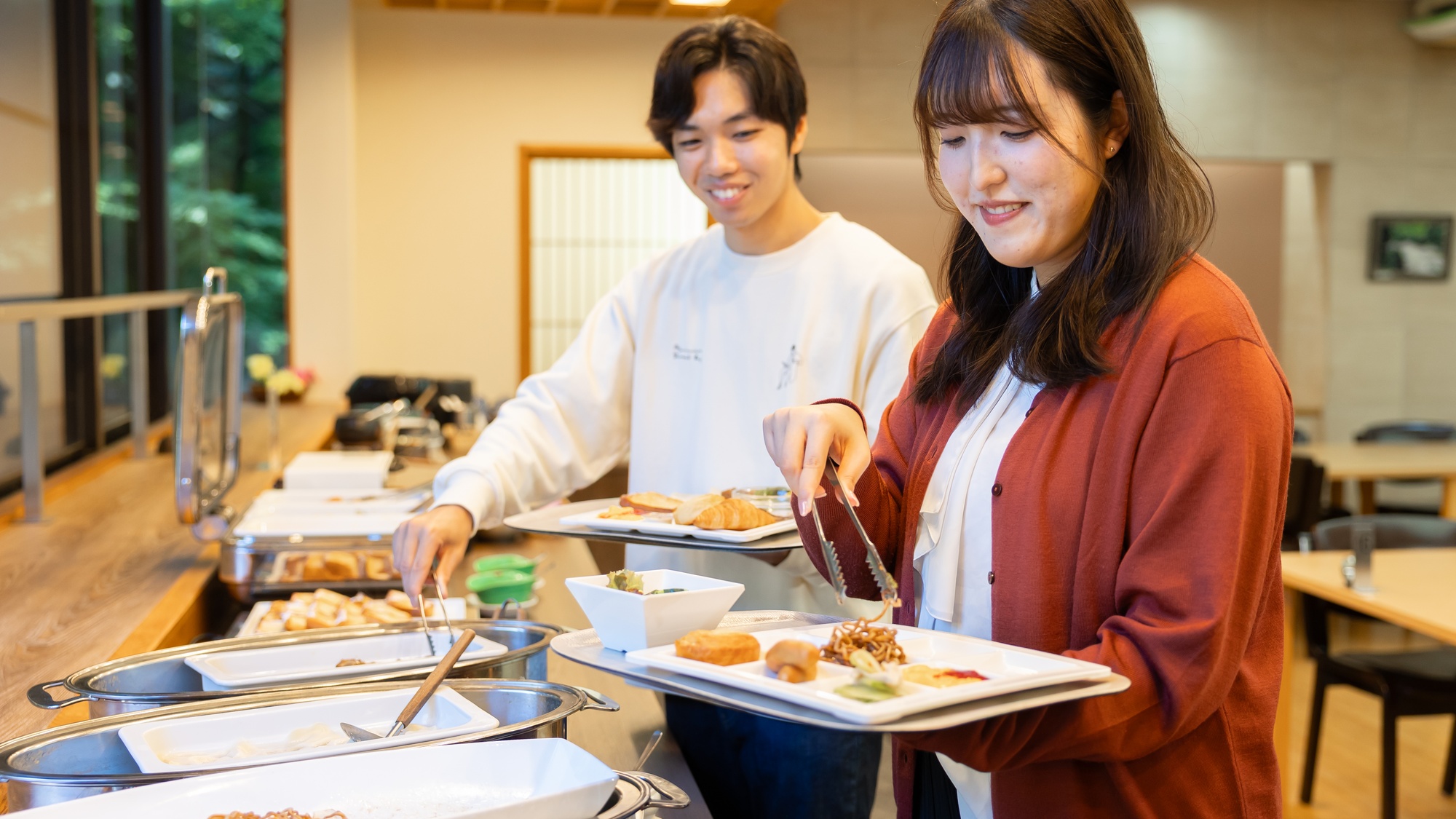 朝食ビュッフェ（イメージ）