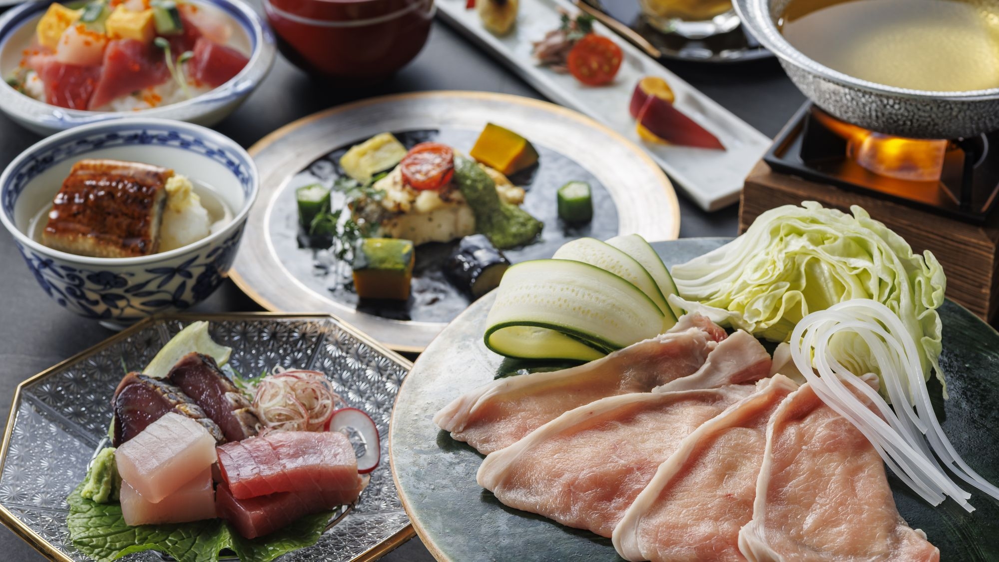 【2025年7月リニューアル/土地の恵み会席】焼津ミナミマグロの深き味わいに感謝、海の幸を堪能