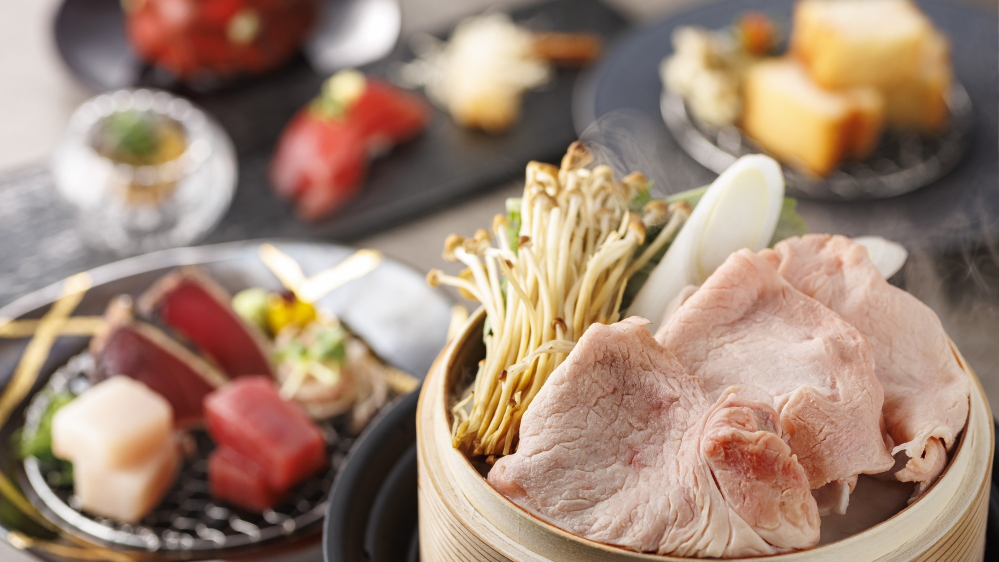 【60分飲み放題付／季節の会席】訪れる季節を感じて、静岡の旬の食を味わう