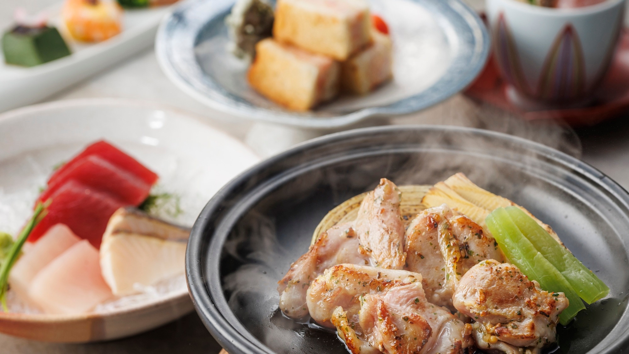 【2025年7月リニューアル/季節の会席】訪れる季節を感じて、静岡の旬の食を味わう