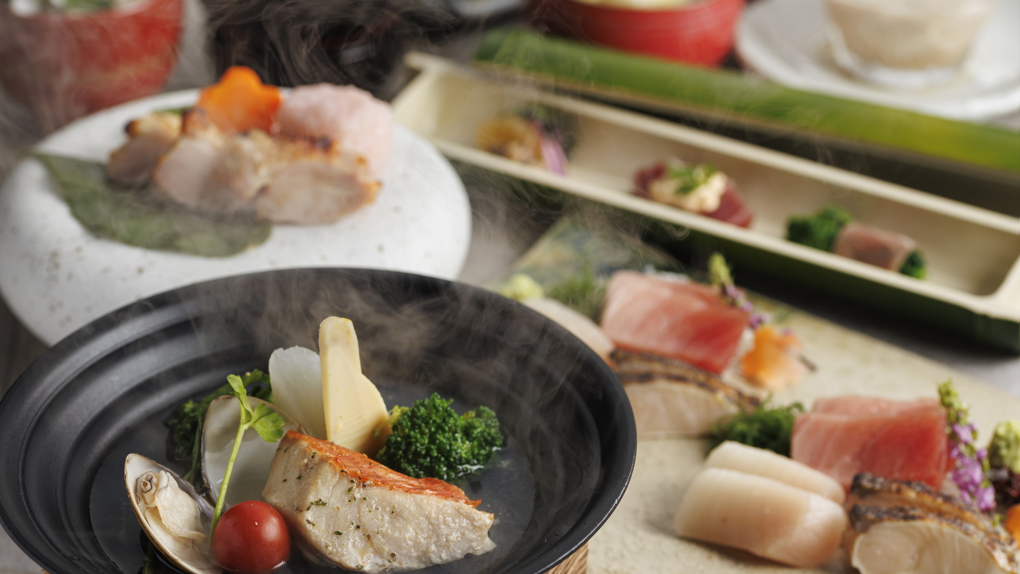 【さき楽28】【土地の恵み会席】焼津ミナミマグロの深き味わいに感謝、海の幸を堪能