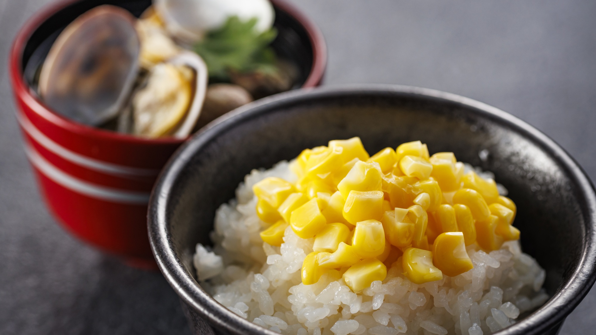 【特別会席】夏(2026年6月～8月)食事　とうもろこし炊き込みご飯
