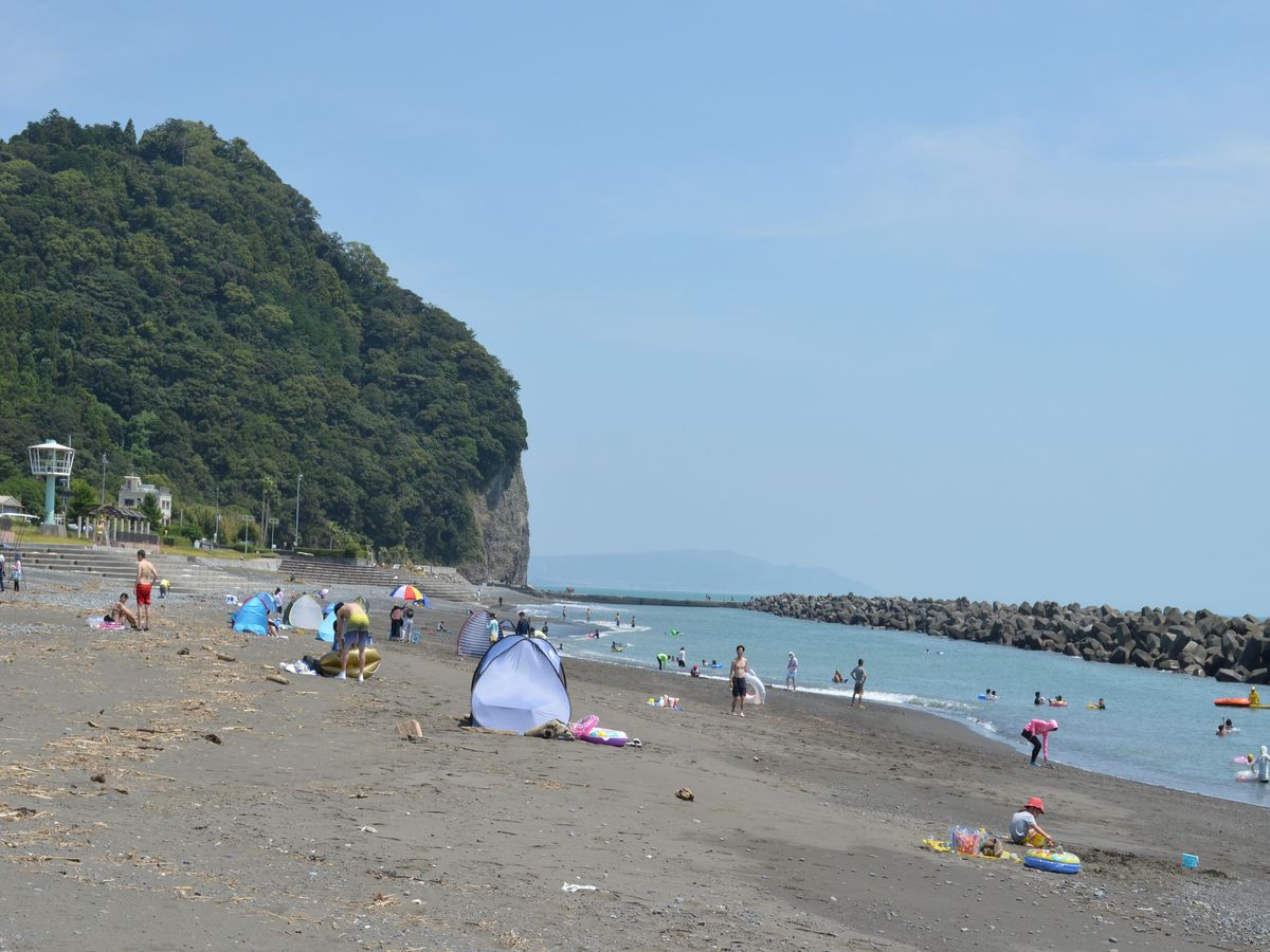 【浜当目海水浴場】ホテルから車で約10分