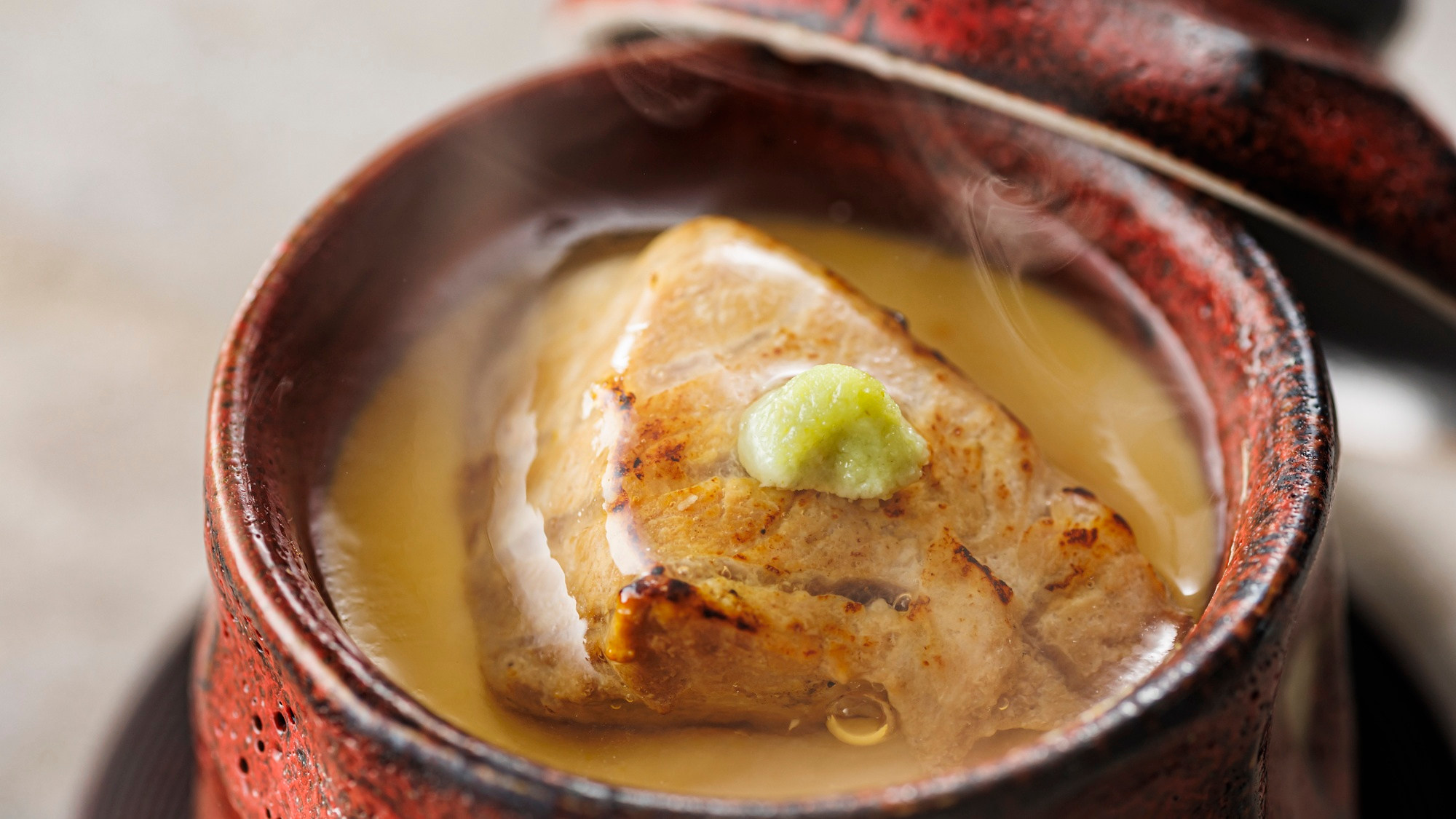 【土地の恵み会席】春(2026年3月～5月)温物 マグロ頭肉茶碗蒸し