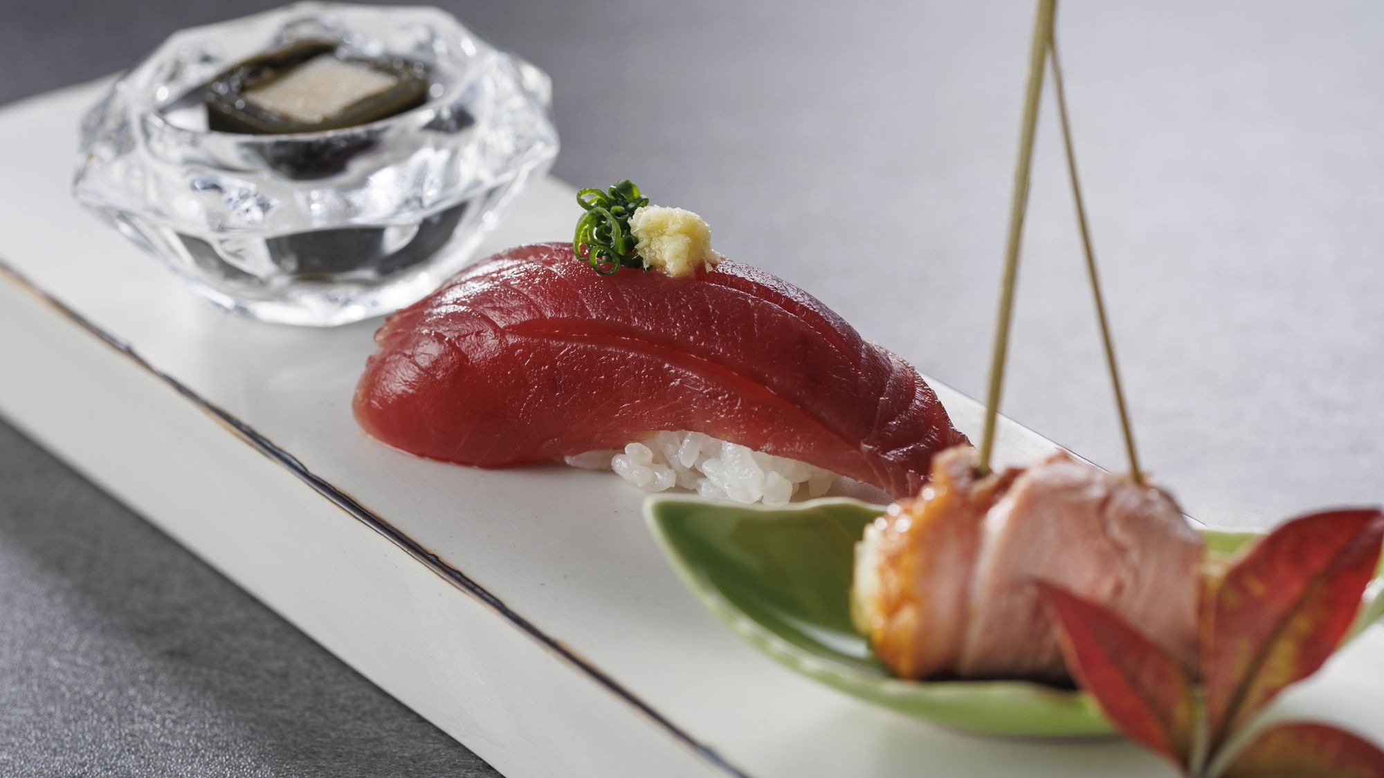 【土地の恵み会席】冬(2025年12月～2026年2月)前菜 旬菜三種盛り