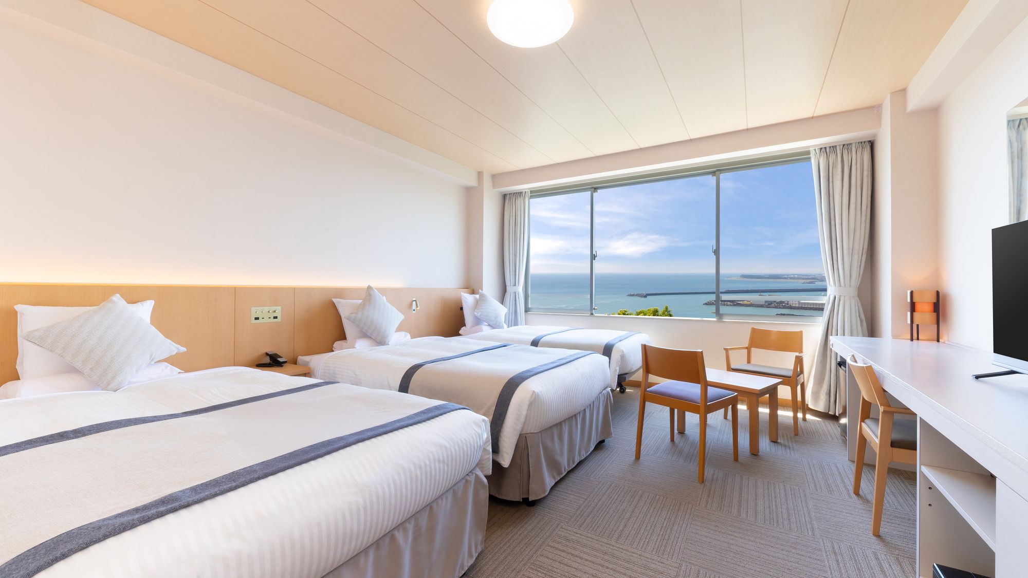 【2025年7月改装リニューアル】【オーシャンビュー】スタンダードトリプル