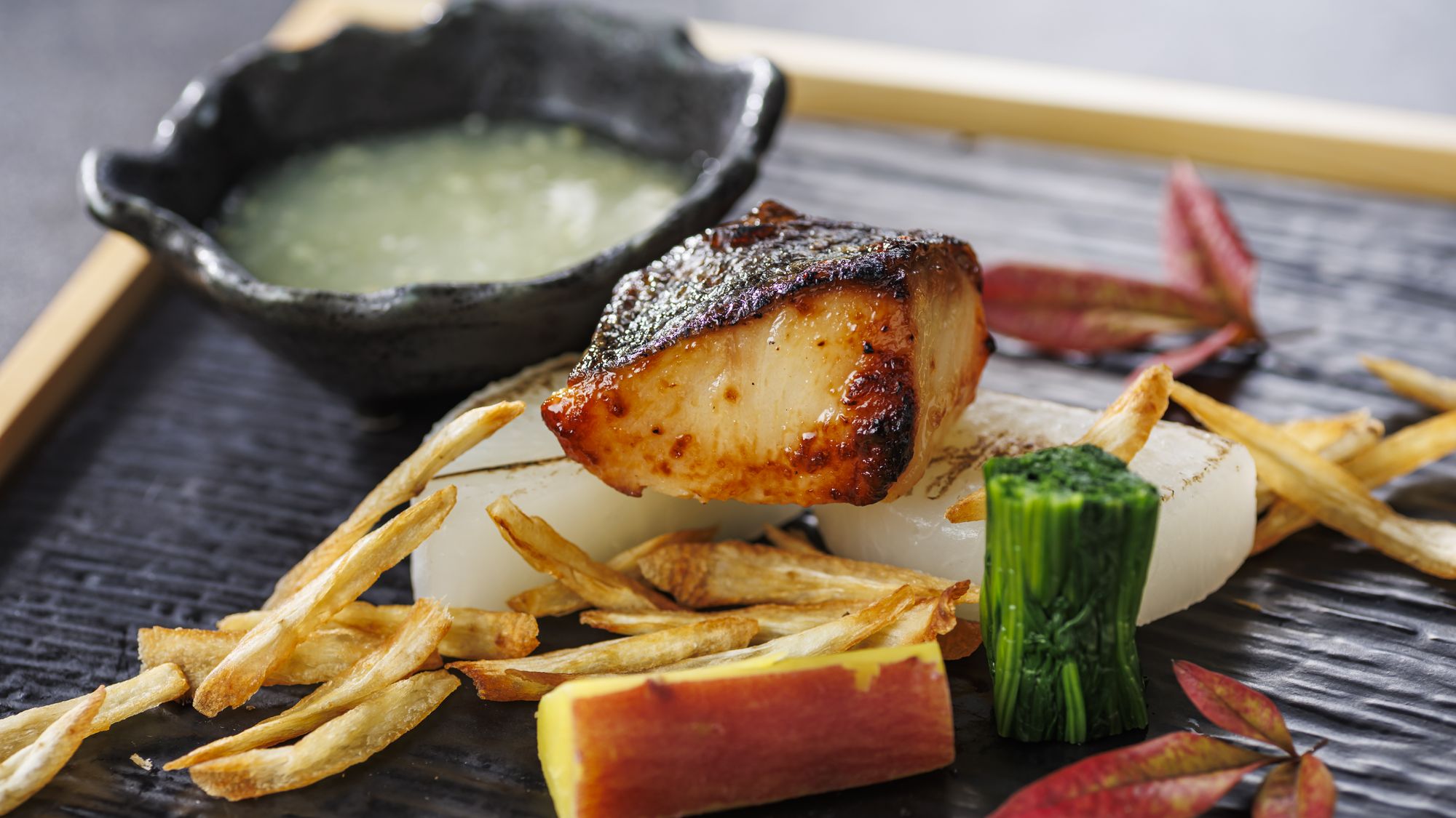 【土地の恵み会席】冬(2025年12月～2026年2月)焼物 銀ダラ西京焼き