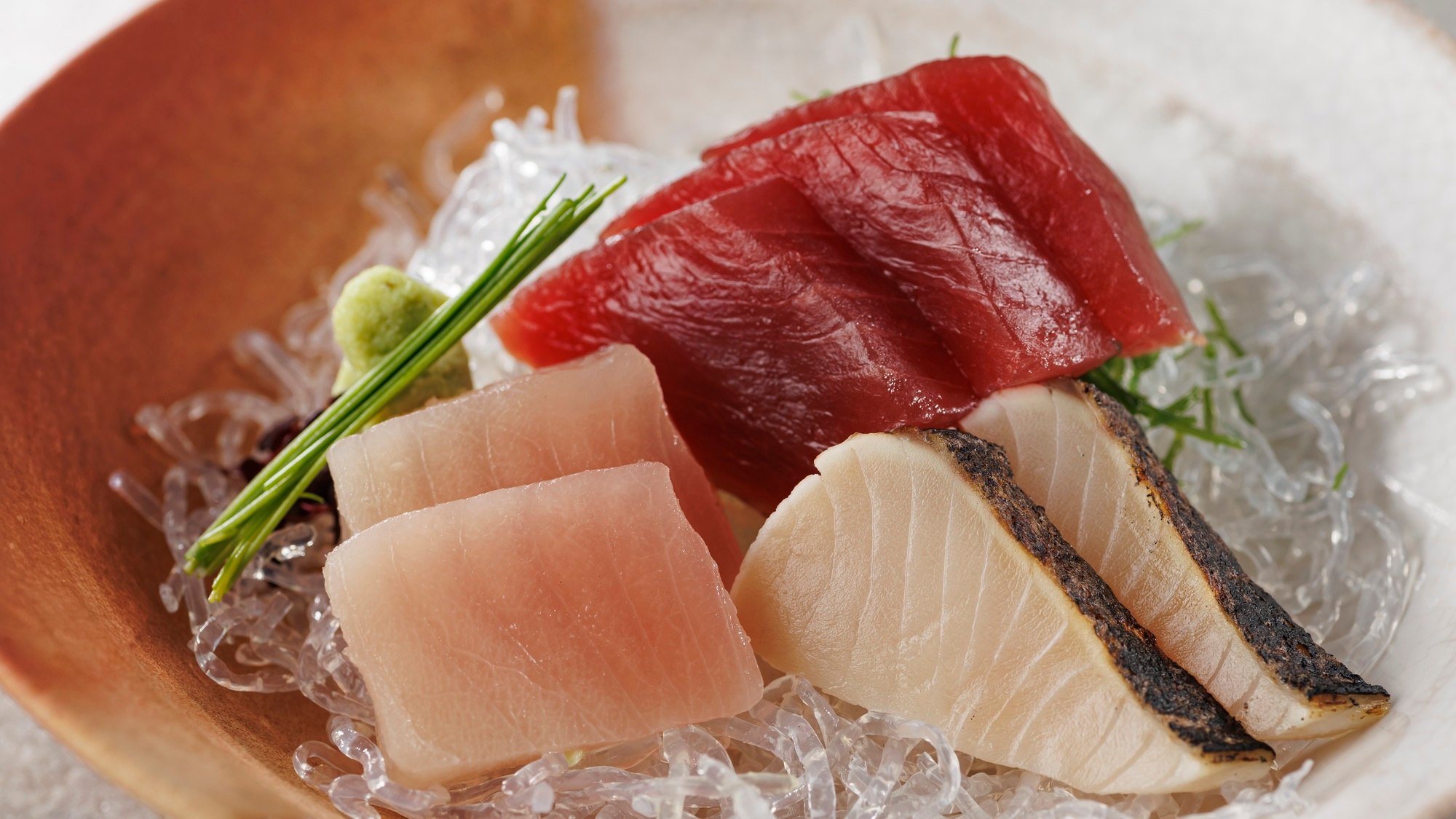 【季節の会席】春(2026年3月～5月)お造り 焼津ミナミマグロ等三種盛り