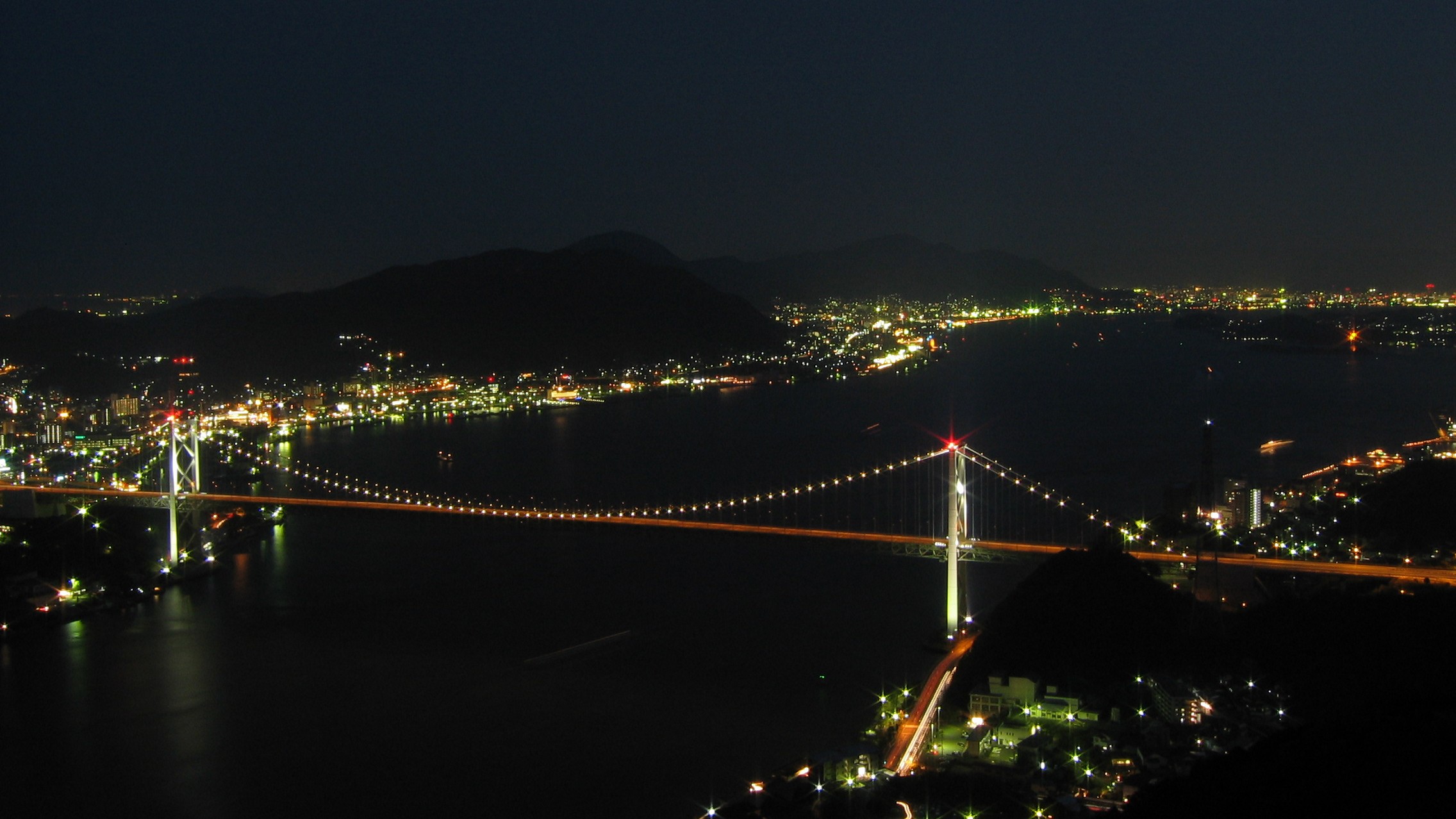 ◆関門海峡～夜景～(提供：下関観光コンベンション協会)