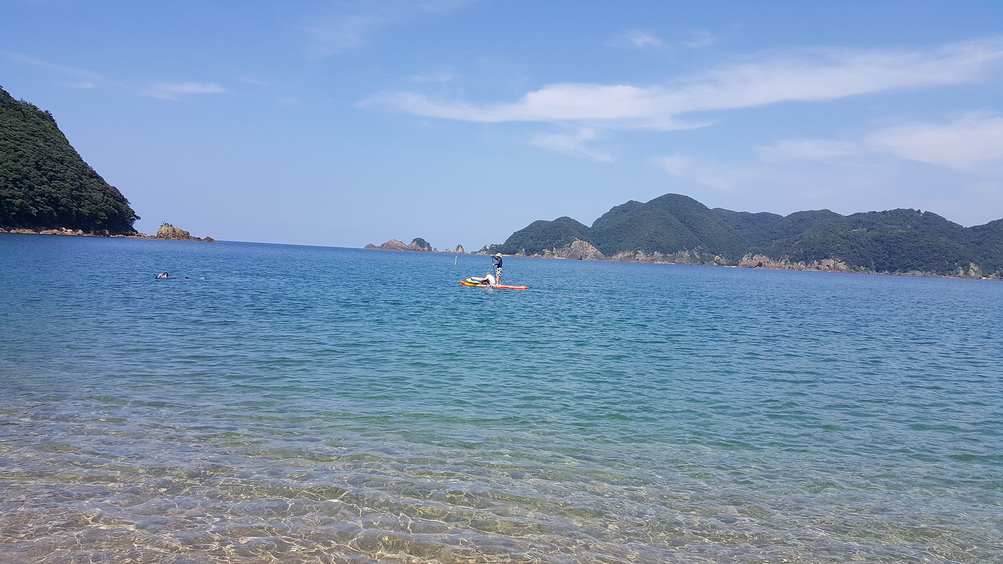 夏の佐津海岸