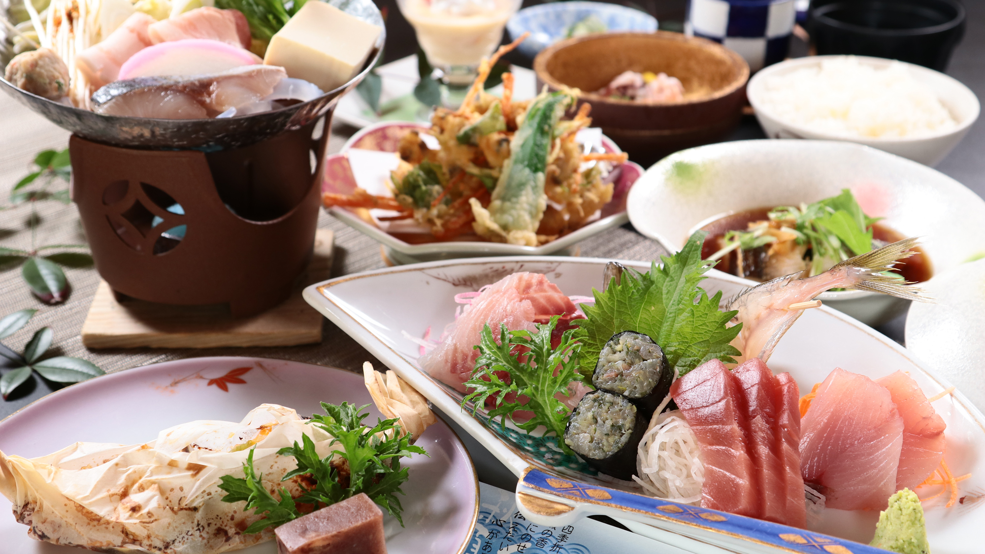 ウィンターシーズンスタンダード夕食の一例*